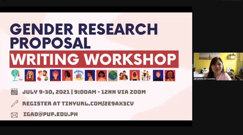 Gender Research Proposal Writing Workshop (July 09-15, 2021)
