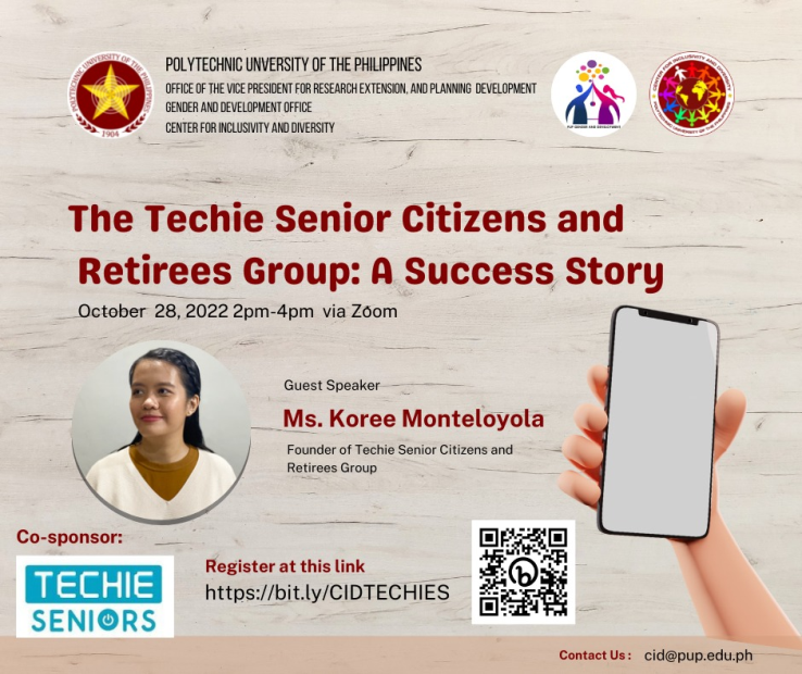 The Techie Senior Citizens and Retirees Group: A Success Story (October 28, 2022)