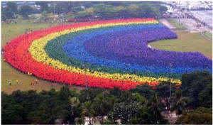 The World's Largest Human Rainbow (PUP)