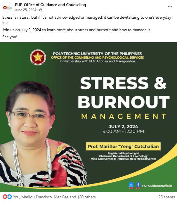 Stress and Burnout Management