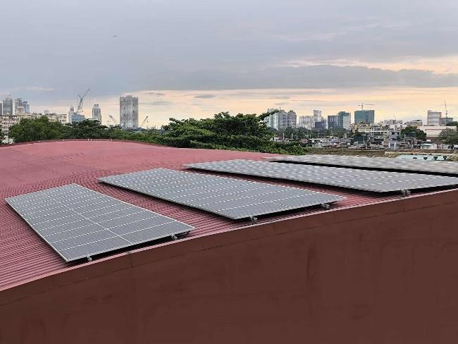 50 kW solar photovoltaic (PV) system at the Engineering Science Research Center - Gymnasium