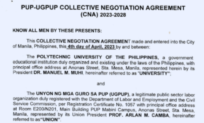 Collective Negotiation Agreement