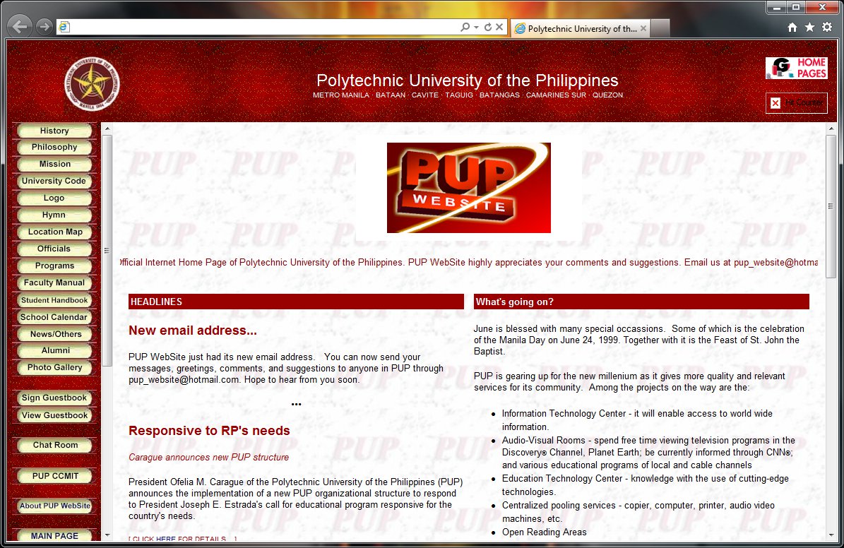 PUP WebSite Project